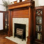 Gas Fireplace with Bookcases 2011 PLG House Tour